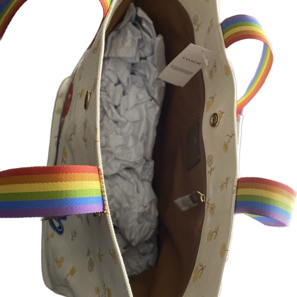 Brand New Multi Color Coach Bag includes matching wallet! - Picture 5 of 9